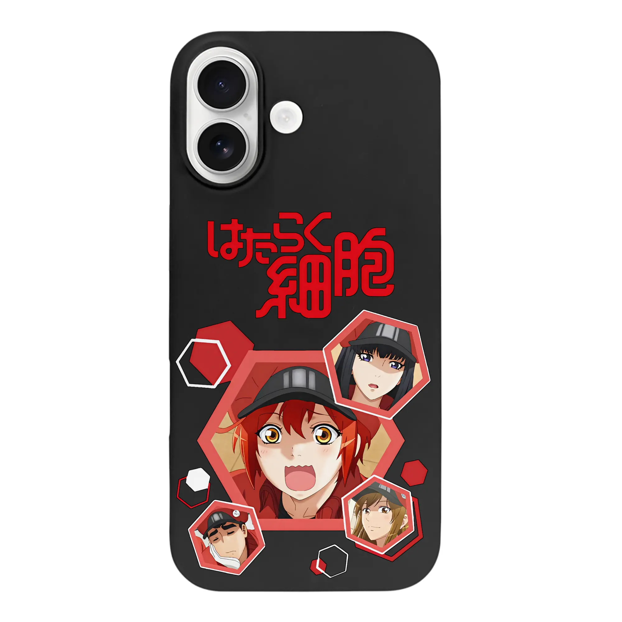 はたらく細胞 グッズ,赤血球 - iPhone 17 シリーズ シリコンケース 薄型 耐衝撃 指紋防止 ソフトタッチカバー 精密フィット 傷防止 保護ケース iPhone 17/17 Air/17 Pro/17 Pro Max 対応